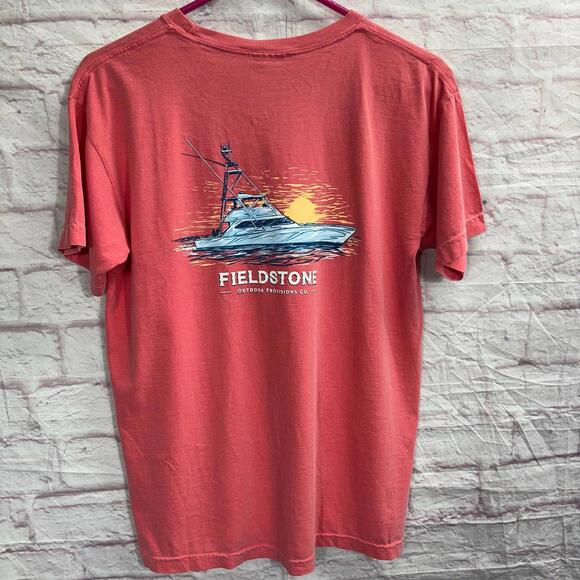 Comfort Colors Fieldstone Outdoor Provisions Co. Graphic T-Shirt Boys XL NWT - Picture 5 of 6